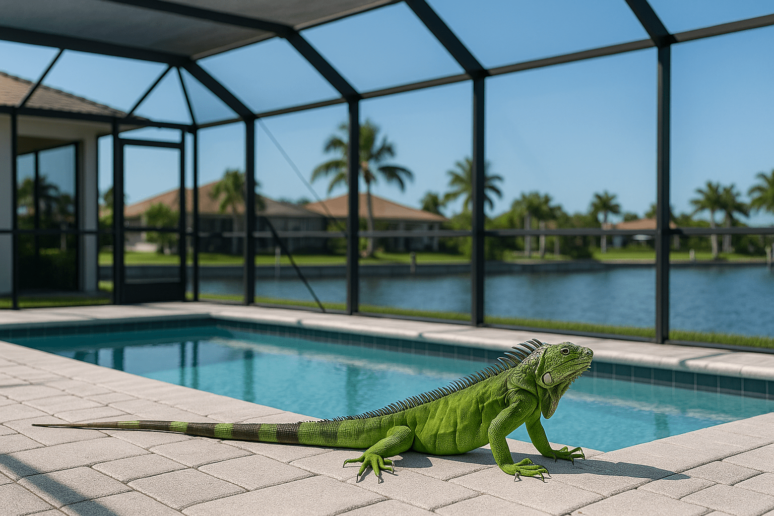 How to Keep Iguanas Out of Your Pool Area by SoFlo Iguana Pros