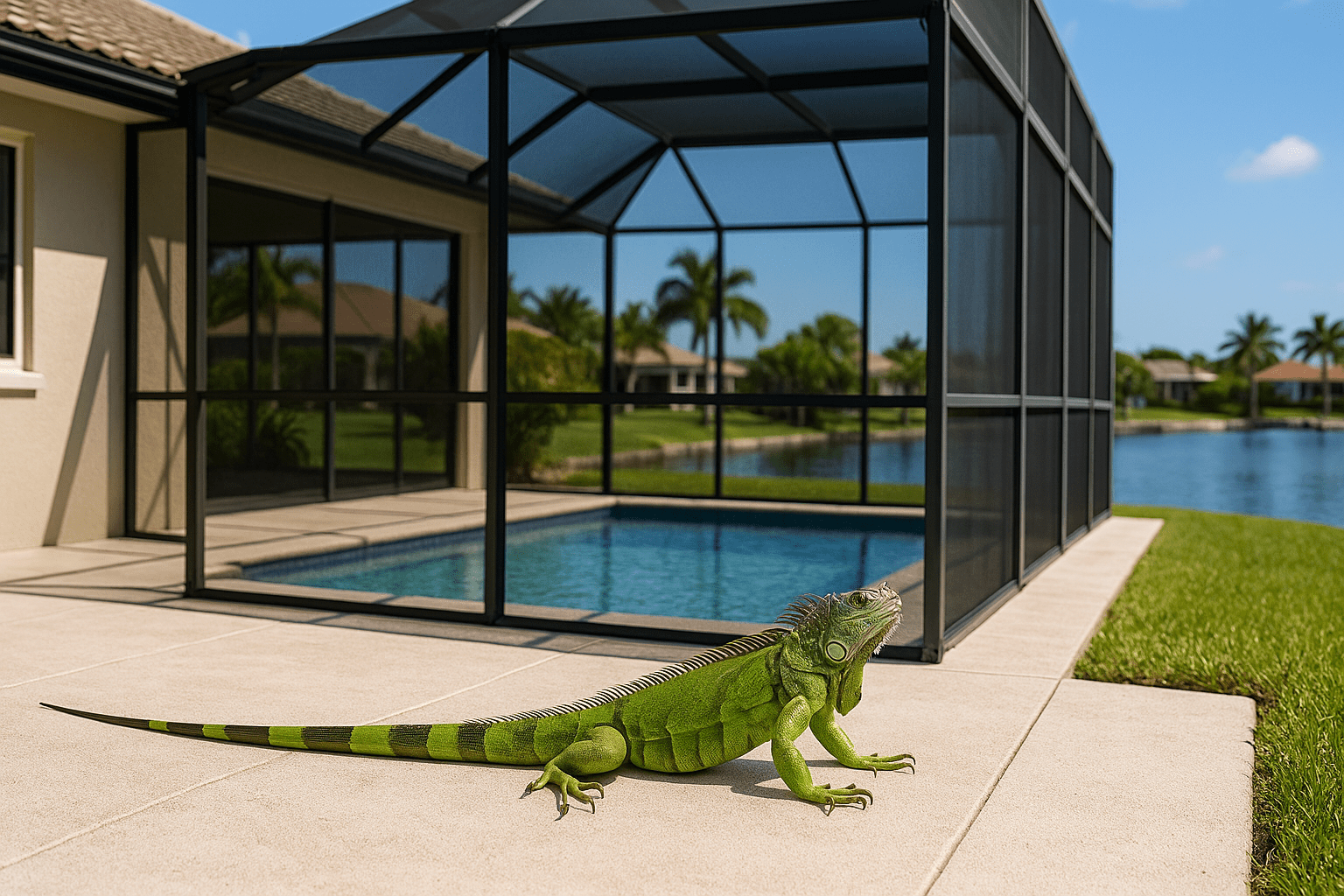 How to Keep Iguanas Out of Your Pool Area by SoFlo Iguana Pros