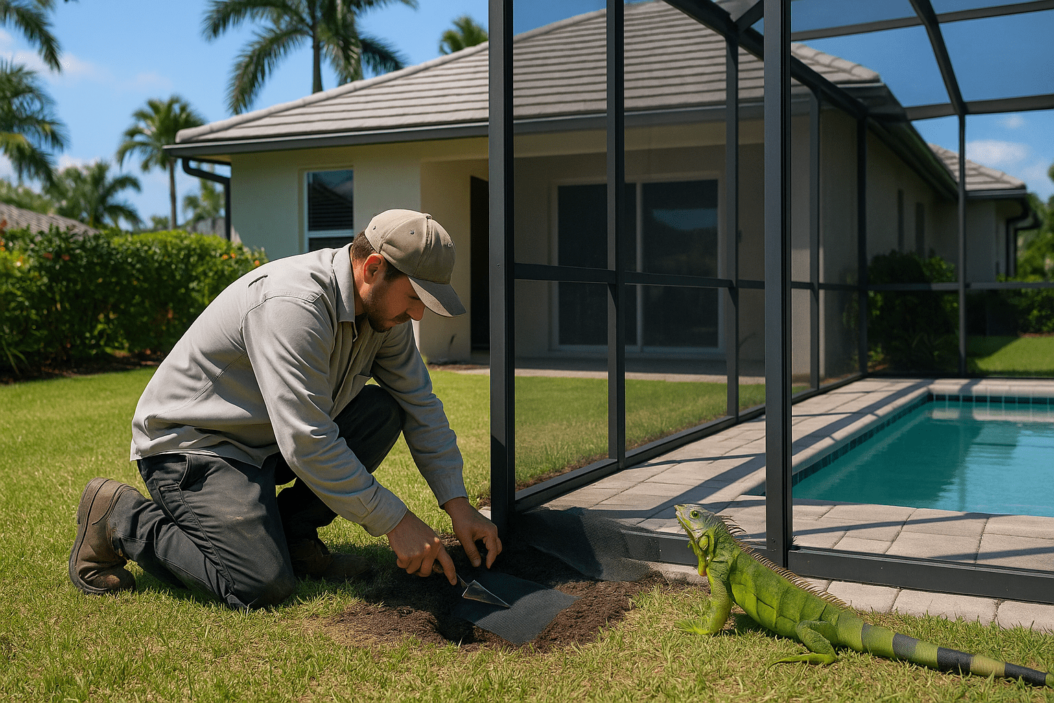 Iguana Damage Repair by SoFlo Iguana Pros