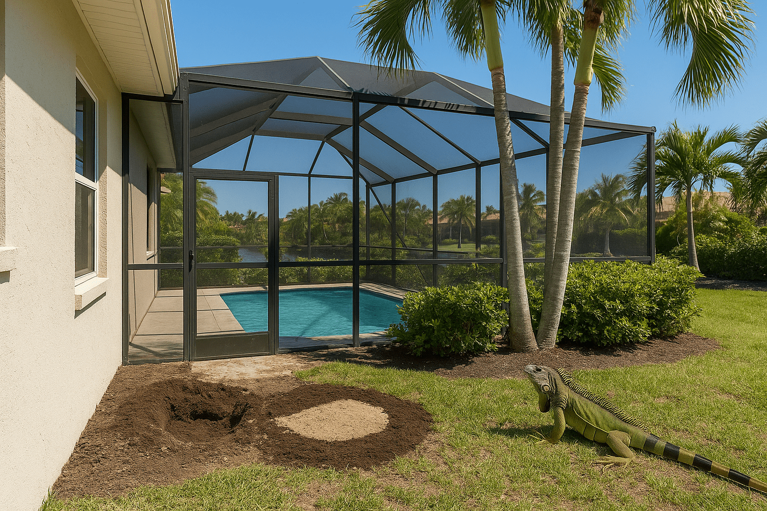 Iguana Damage Repair by SoFlo Iguana Pros