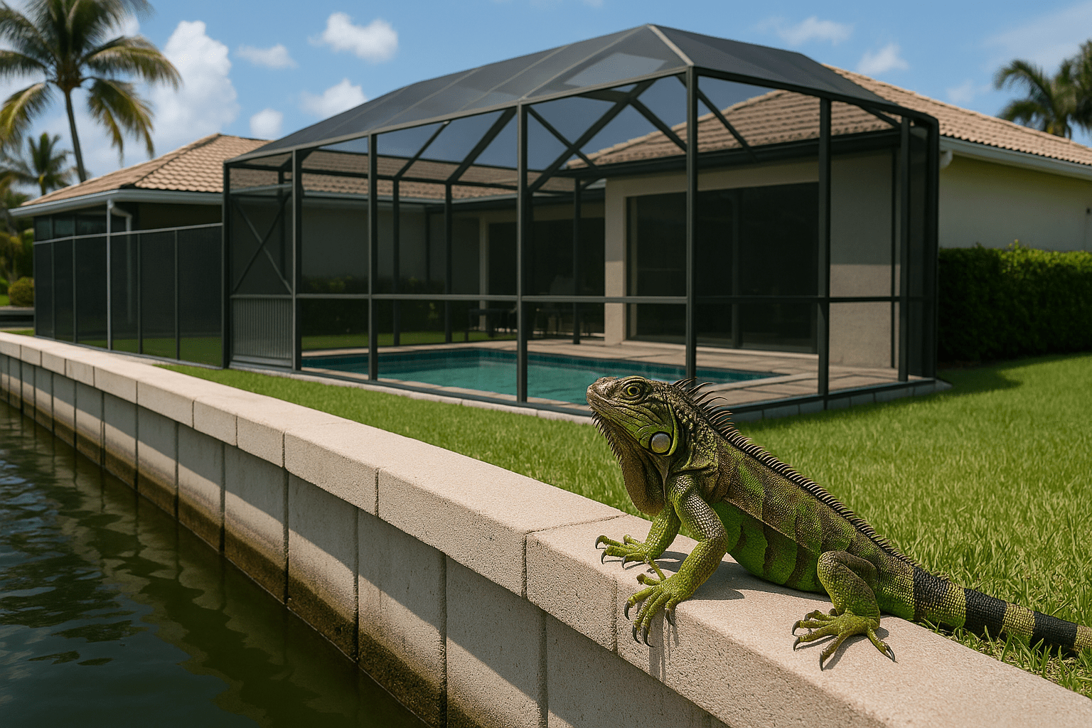 Iguana Exclusion Services by SoFlo Iguana Pros