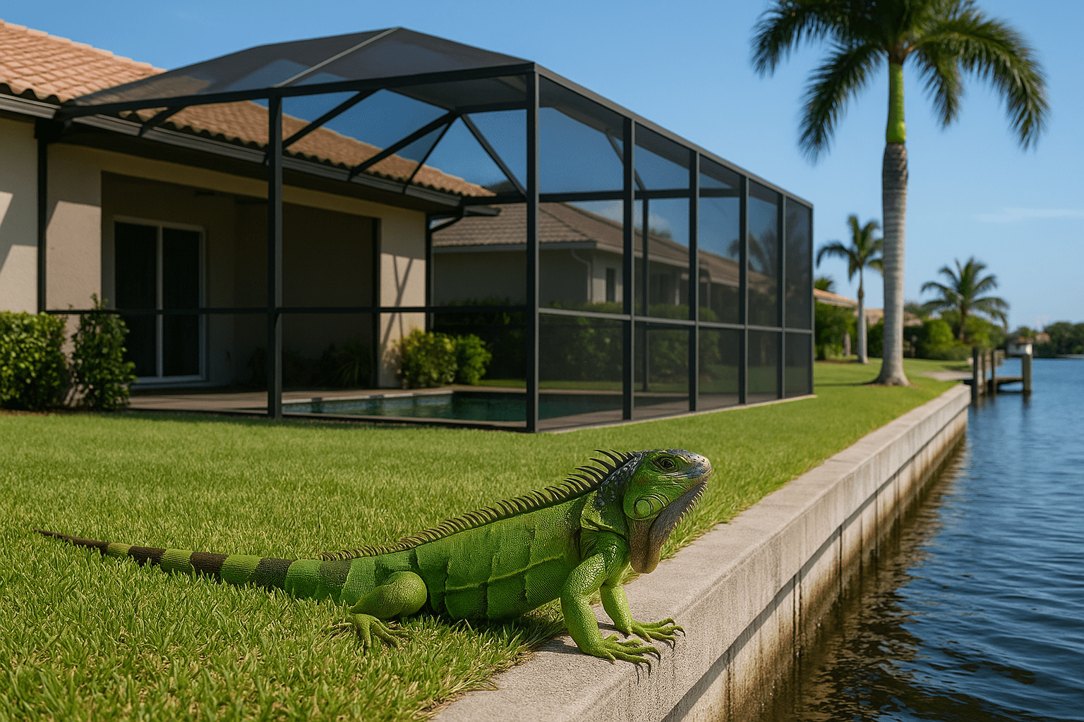 Iguana Repellent Services by SoFlo Iguana Pros