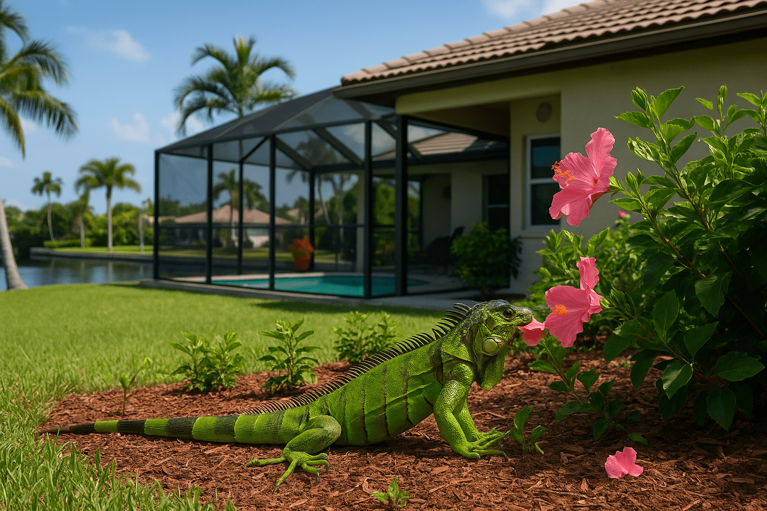 Iguanas Eating My Plants by SoFlo Iguana Pros