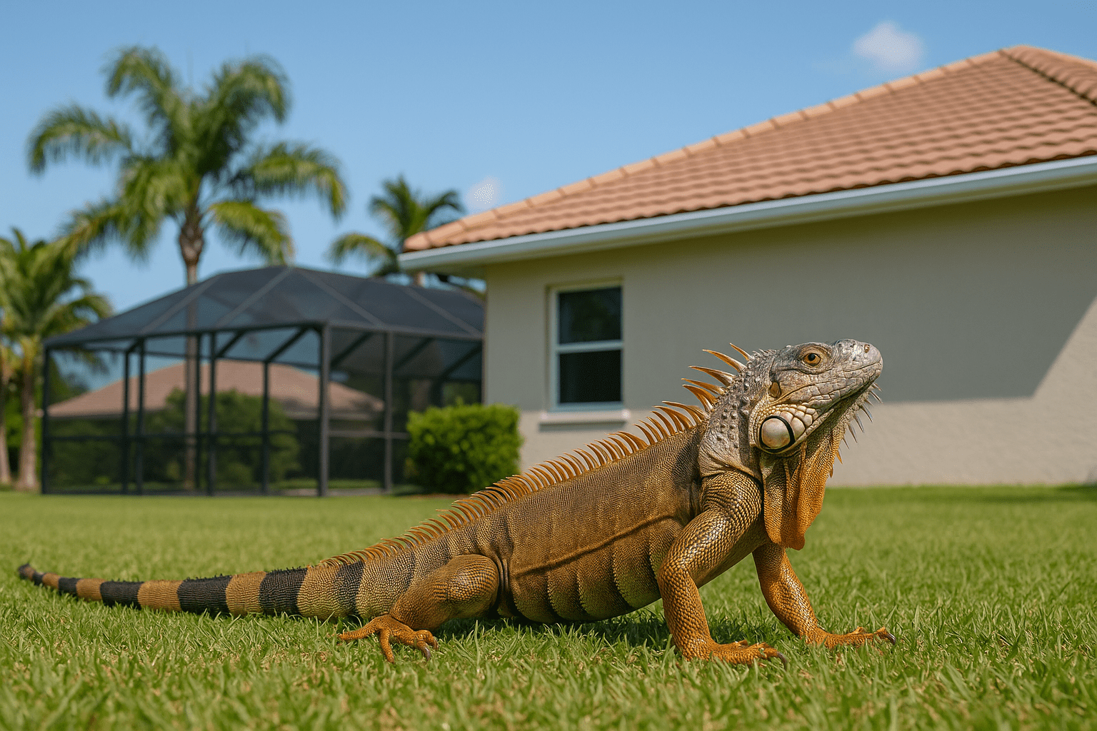 Large Iguana Removal by SoFlo Iguana Pros